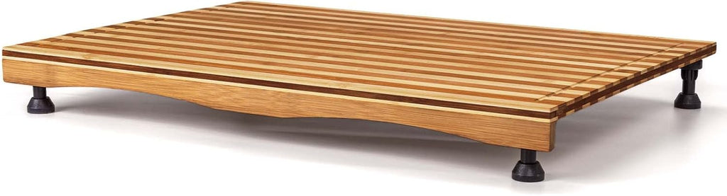 Bamboo Stovetop Cover Cutting Board with Adjustable Legs Z723