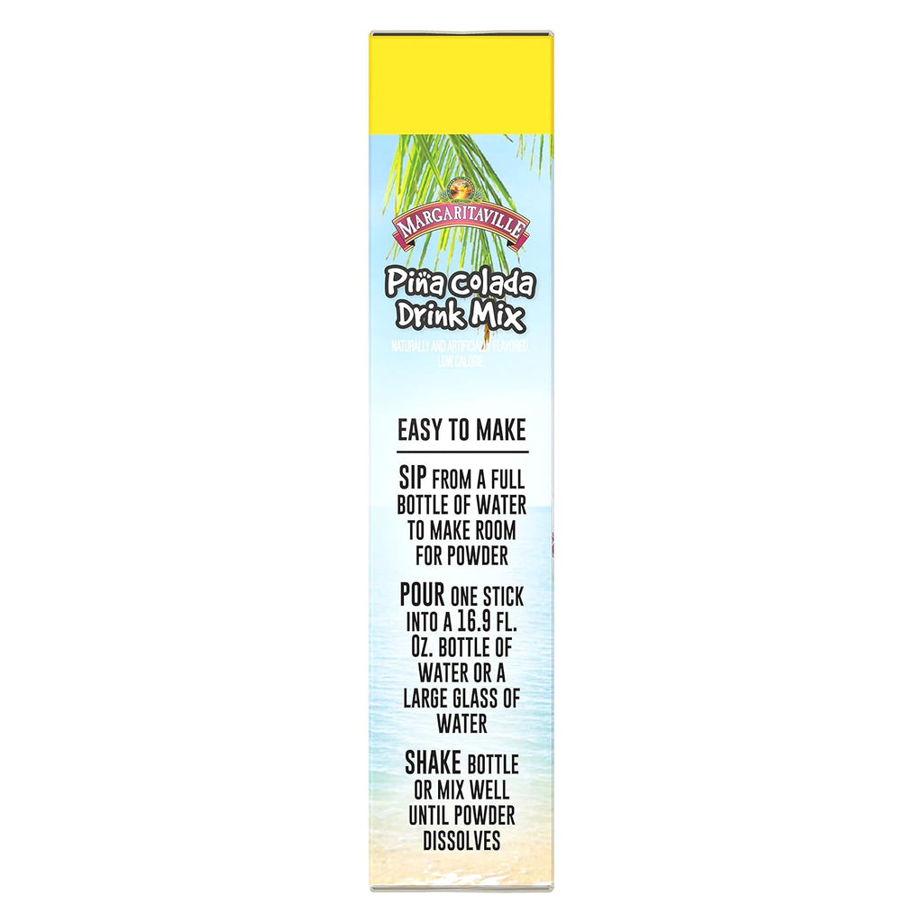 Pina Colada Non Alcoholic Powder Drink Mix 6 Count 4.14 Ounce (Pack of 2) W3100