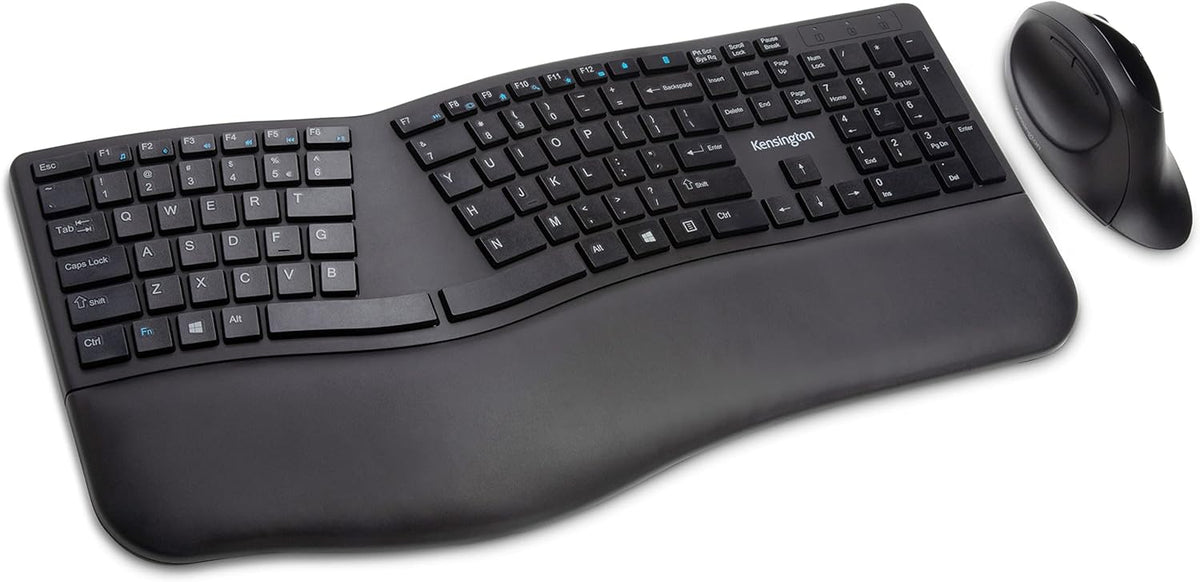 Black Ergonomic Wireless Keyboard Pack of 2 A60522