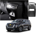 Rear Vent Cover Trim for Palisade Carbon Fiber Style Interior Second Row AC Vent Outlet Cover Trims Pack of 2 W273