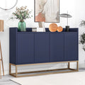 Navy Buffet Cabinet with 4 Doors F5565
