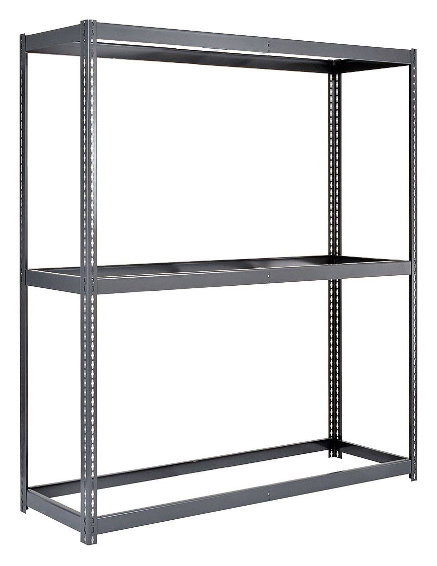 3 Shelves Gray Bulk Storage Rack Z3648