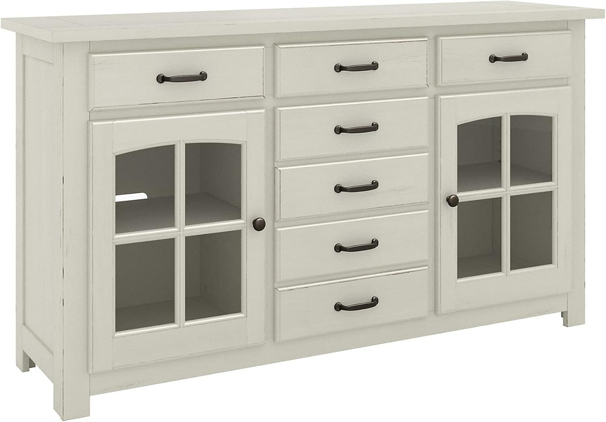 White 62W Buffet Cabinet D203774