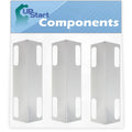 3-Pack Stainless Steel BBQ Grill Flame Tamer Replacement Parts 15 3/8" H699173