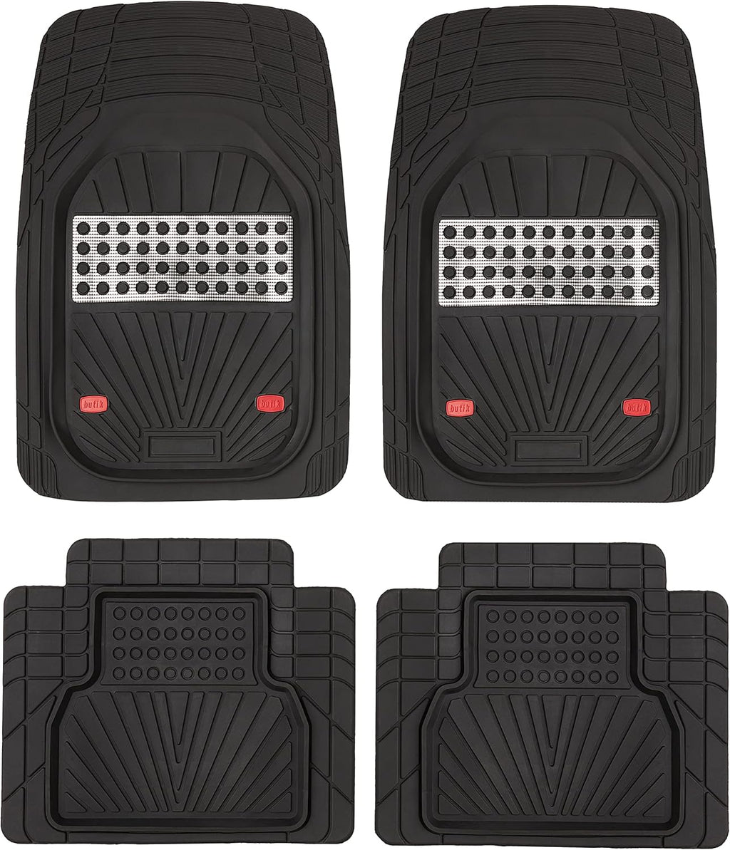 Red SUV Car Automotive Floor Mat 5-Piece Set S87201
