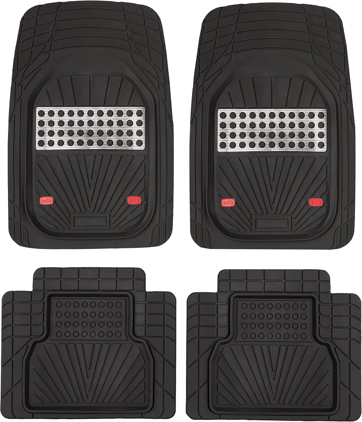 Red SUV Car Automotive Floor Mat 5-Piece Set S87201