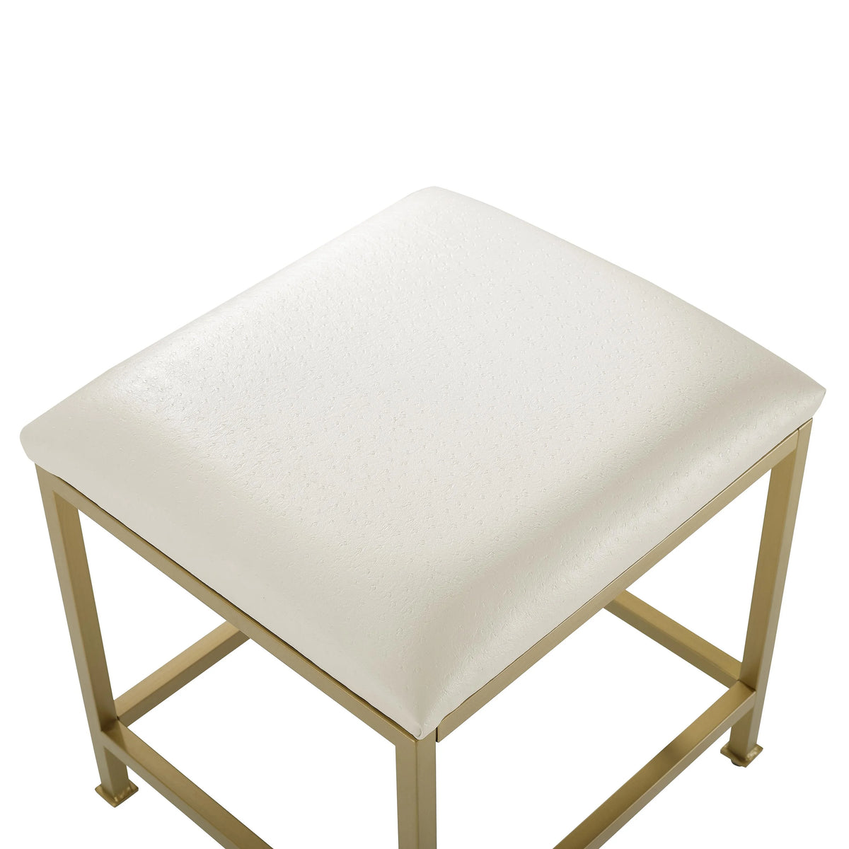 Soft Gold Vanity Stool B72089