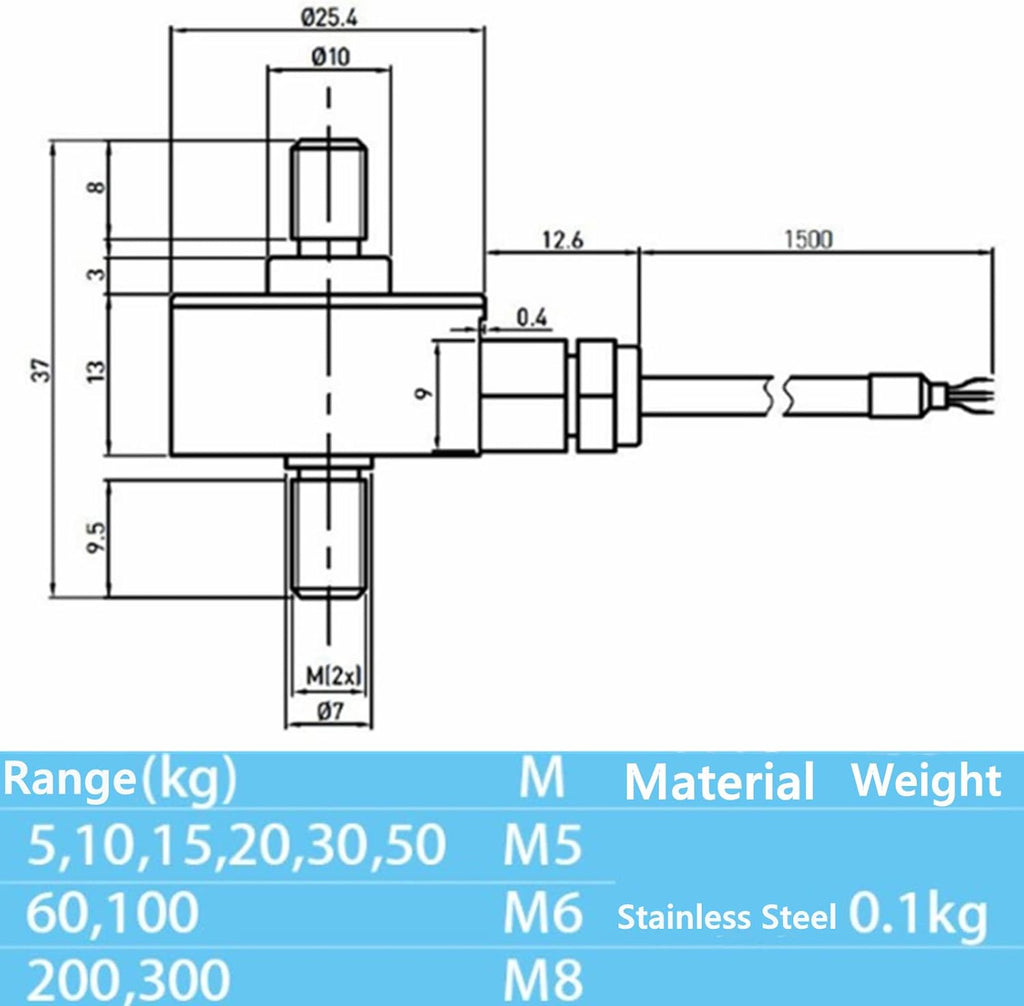 Miniature Load Cell Weighing Sensor Pack of 2 Z733558