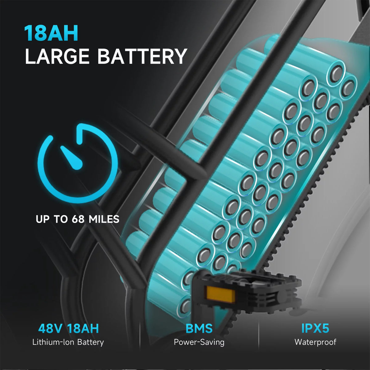 20*4.0'' Fat Tire Electric Bicycle 750W E-Bike with 48V 18Ah Removable Battery P526