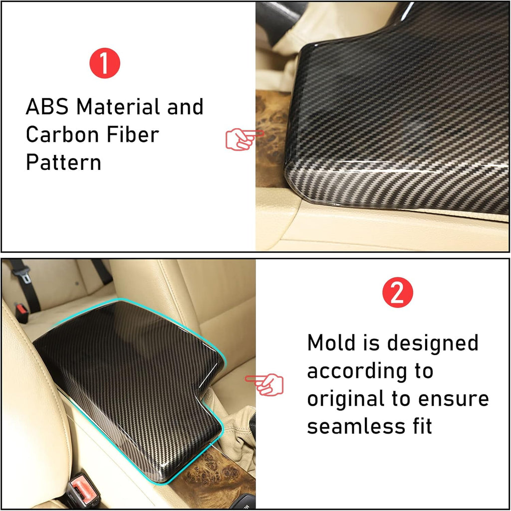 2 PCs Carbon Fiber Console Covers W53725