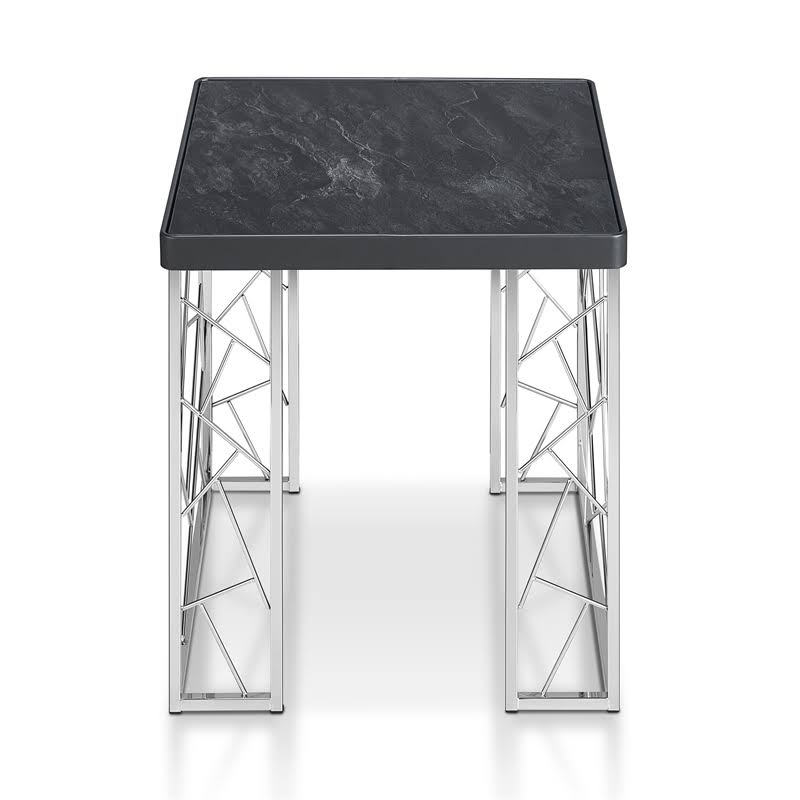 Contemporary Metal End Table P713051