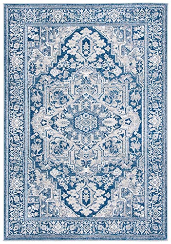 Navy & Grey Area Rug M18571
