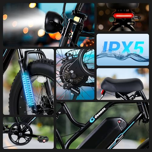 1500W 48V 15.6AH 20x4" Electric Bike S836
