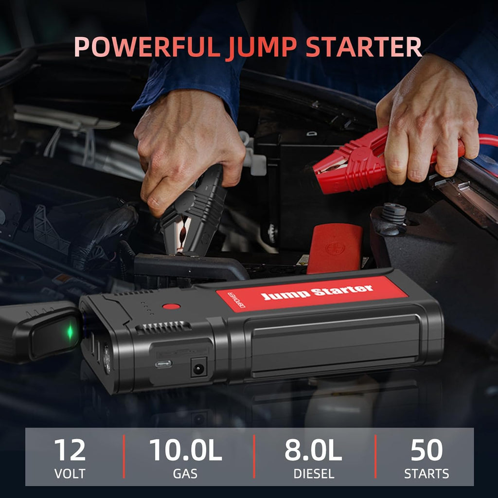 2750A Peak 76.96Wh Portable Car Jump Starter 12V Battery Booster Pack X315941