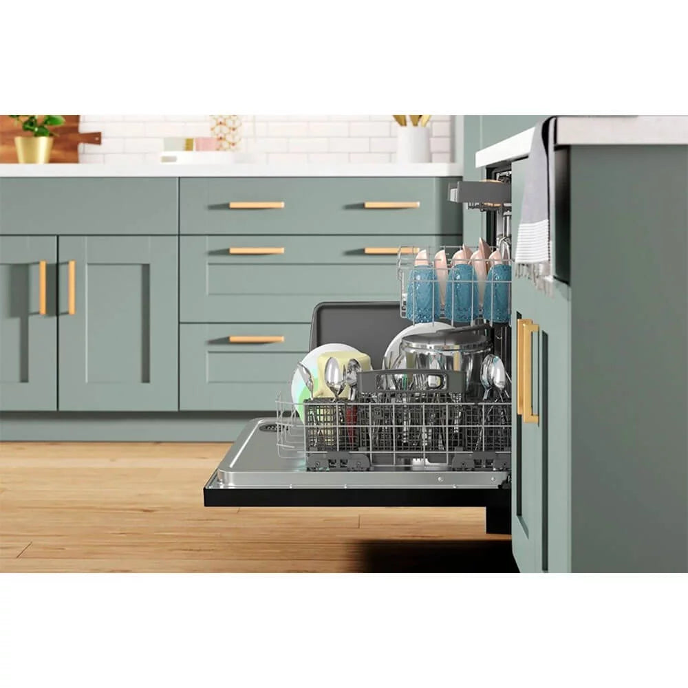 24" Wide 15 Place Setting Built-In Top Control Dishwasher H64847