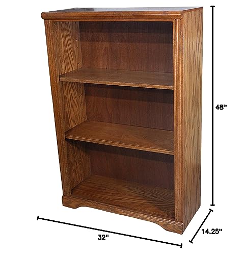 Oak 48" Open Bookcase Z73036