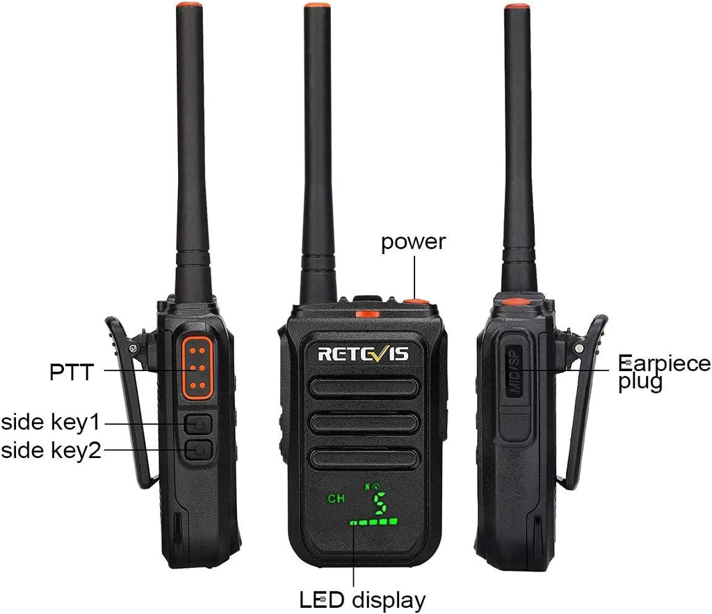 Rechargeable Long Range Two Way Radio 2 Pack H813635