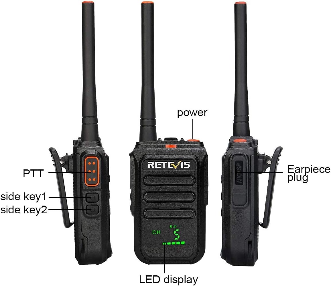 Rechargeable Long Range Two Way Radio 2 Pack H813635