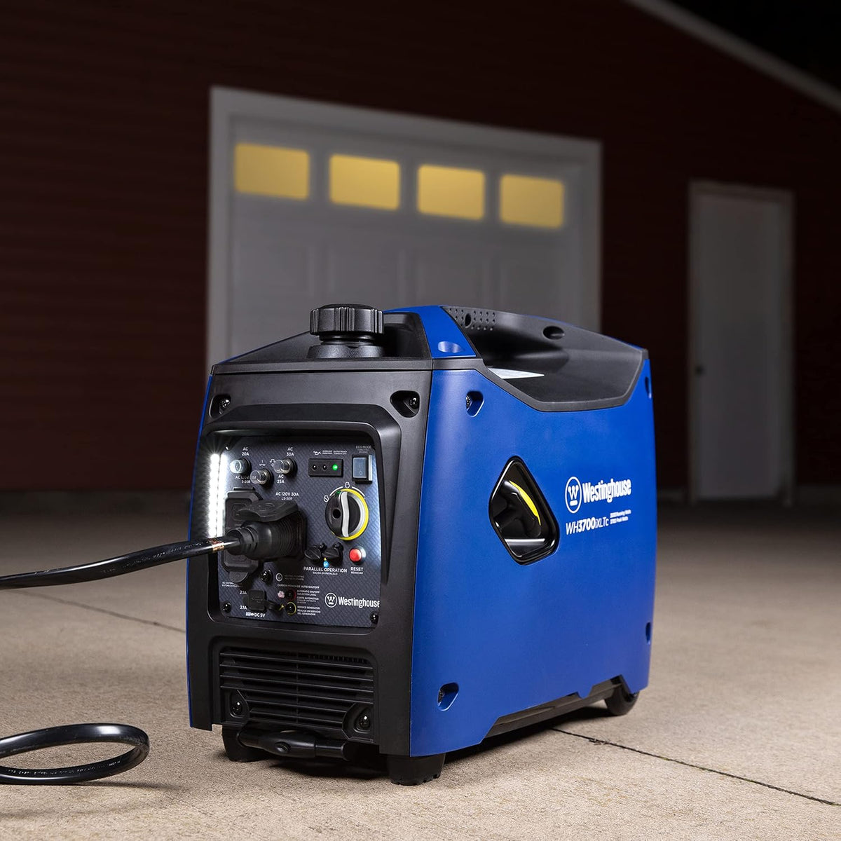 Portable Inverter Generator, 3700 Peak Watt, Gas Powered D260470