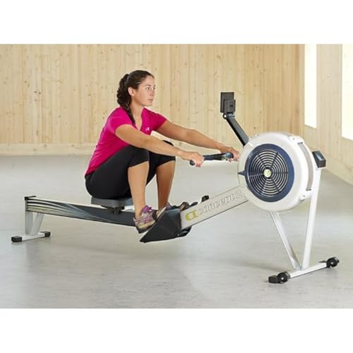 Indoor Rowing Machine with PM5 Monitor, Adjustable Air Resistance (Gray) K242592