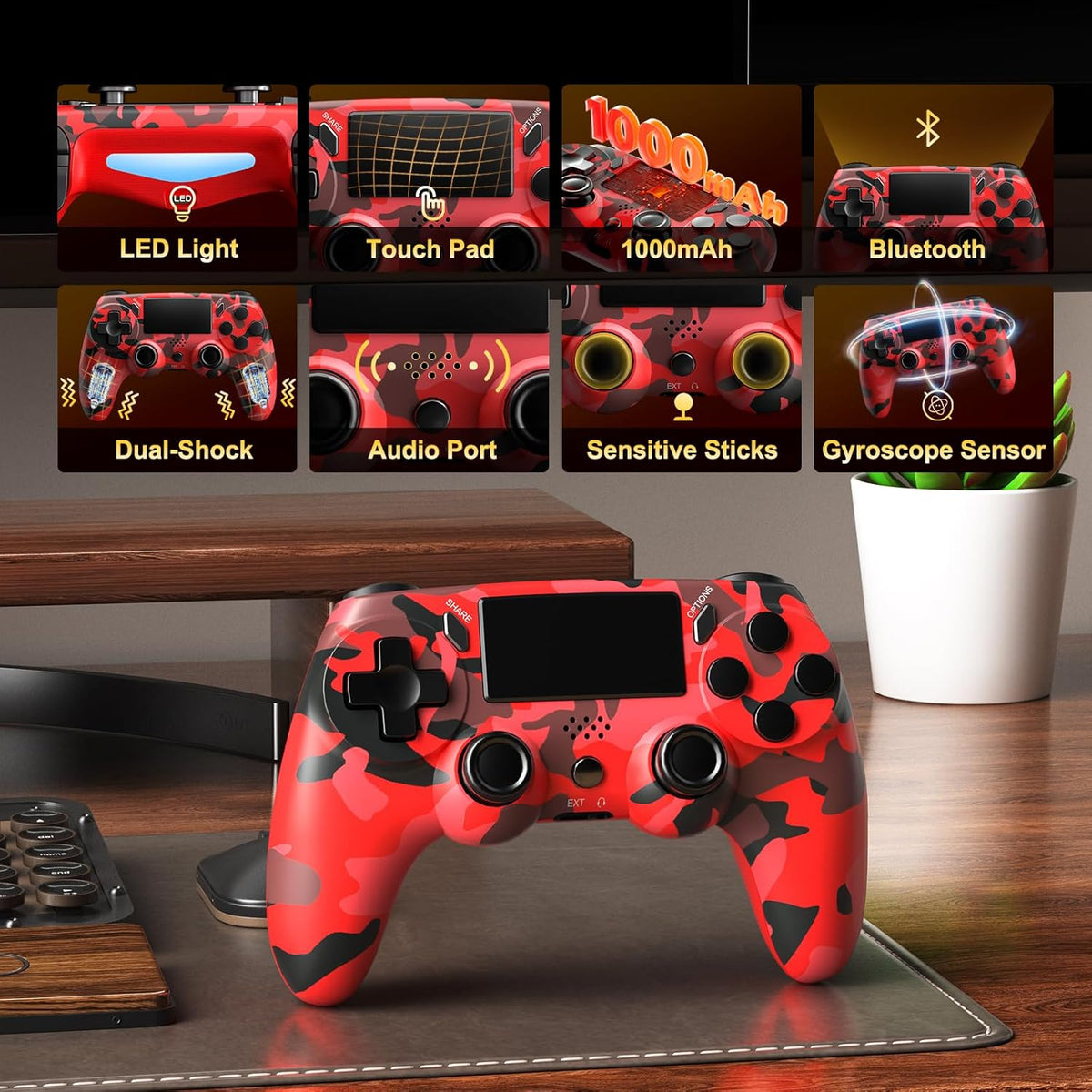 2 Pack Wireless Controller for PS4 W655219