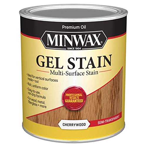 Gel Stain, Mahogany, 1/2 Pint P320372