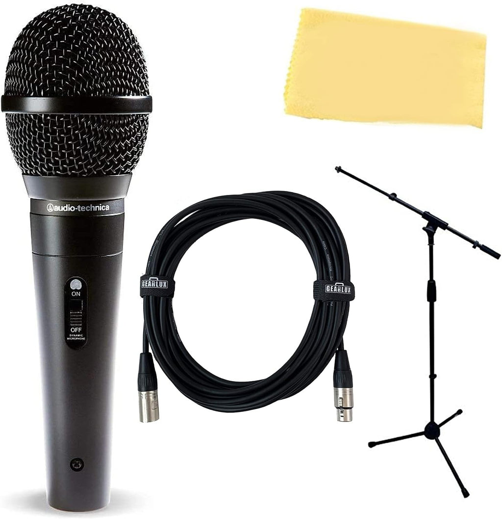 Cardioid Condenser Handheld Microphone Bundle with Boom Stand H456027