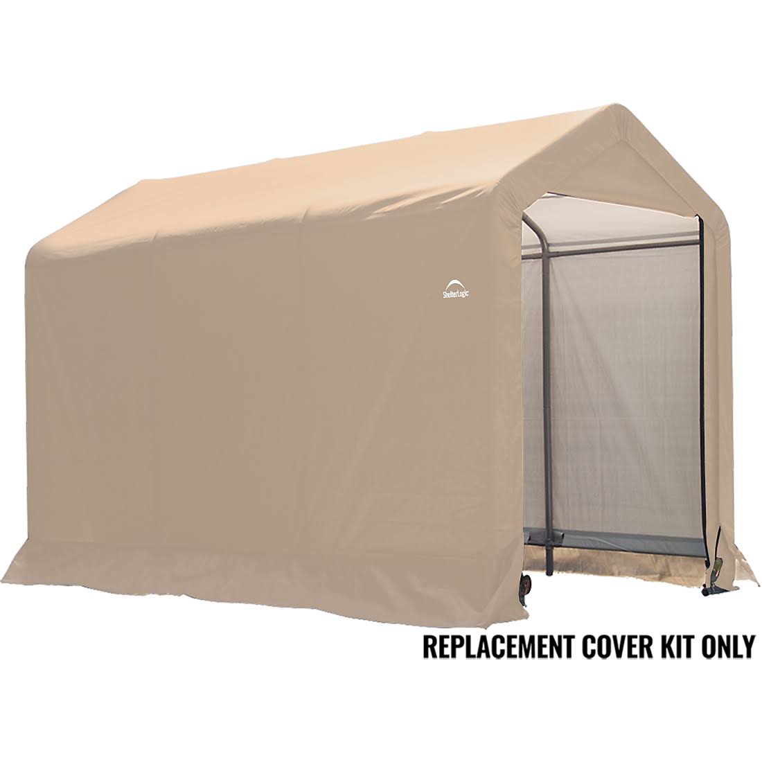 Replacement Cover Kit for Shed-in-a-Box 6 ft. x 10 ft. x 6 ft. 6 in. Heavy Duty PVC 14.5 oz. Tan B299