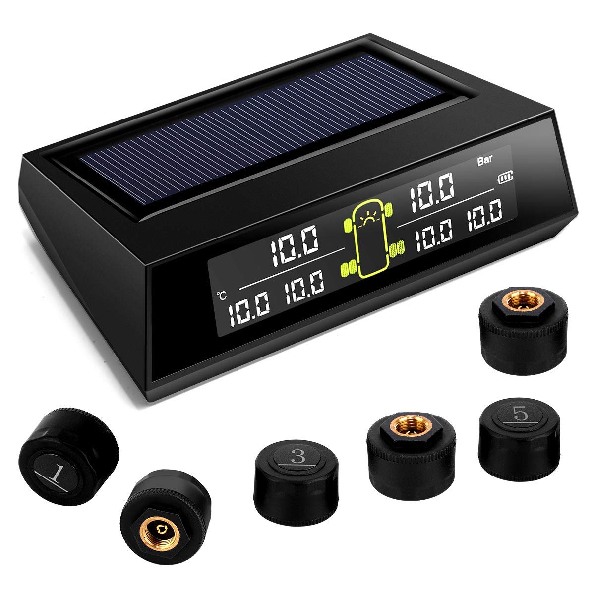 Tire Pressure Monitoring System with 6 Tire External Sensors W799