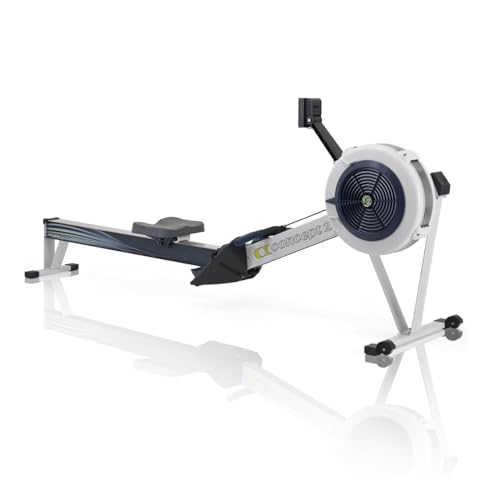 Indoor Rowing Machine with PM5 Monitor, Adjustable Air Resistance (Gray) K242592