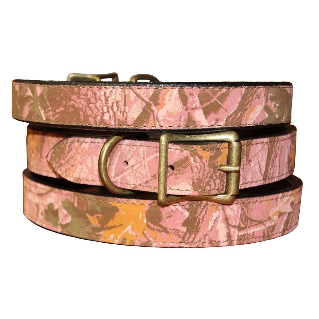 Pink Camo Dog Collar Large 1'' Width x 18'' Length B401115