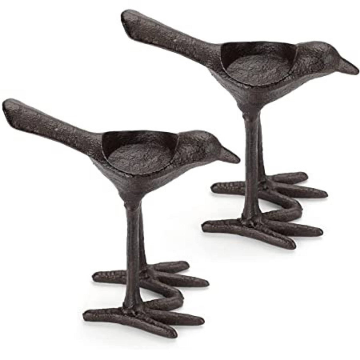 Cast Iron Tea Light Holders, Set of 2 W4535