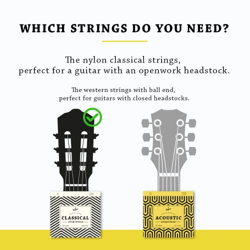 Nylon Coated Silver Classical Guitar Strings 6 String Set P2919