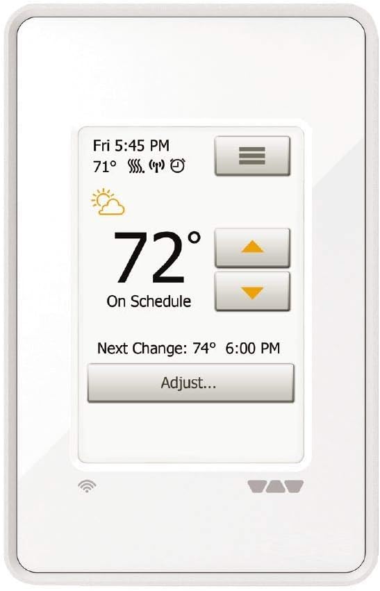 43 Square Feet Floor Heating Kit with WiFi Touchscreen Thermostat Z9815
