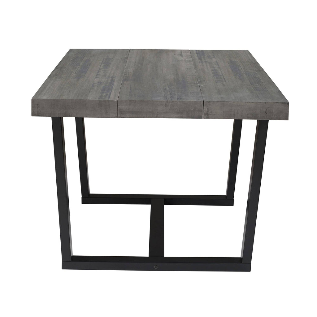 52-Inch Distressed Wood Dining Table V594
