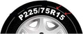 15 Inch 5 Lug Black Steel Wheel A609
