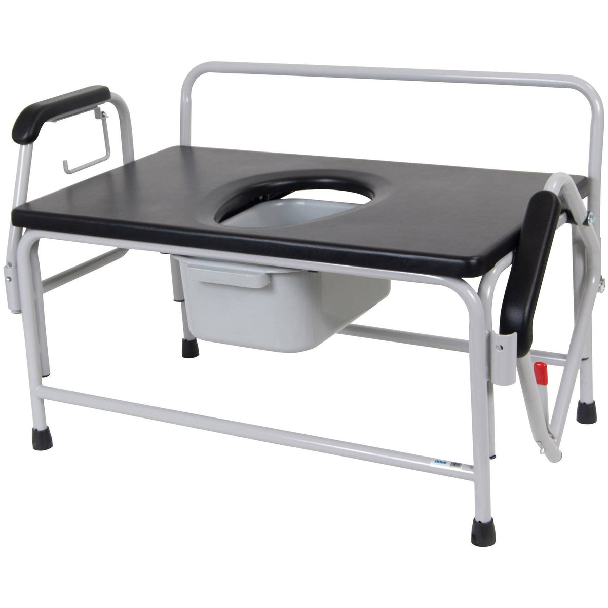 Extra Wide Drop Arm Bedside Commode M4053