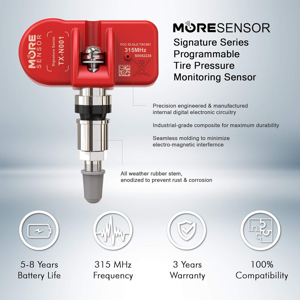 315MHz TPMS Tire Pressure Sensor 4-Pack J830