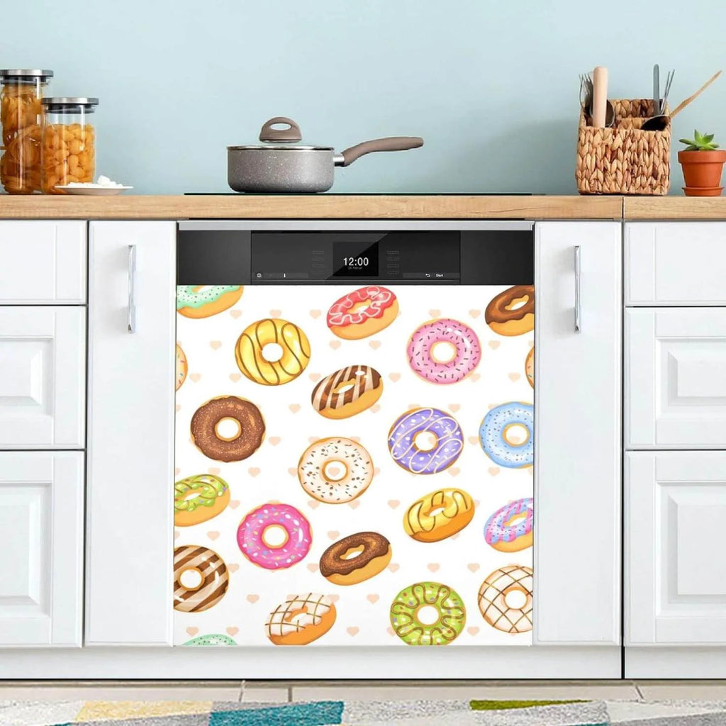 Doughnut Dishwasher Magnet Cover, 23 x 26 Inch F323