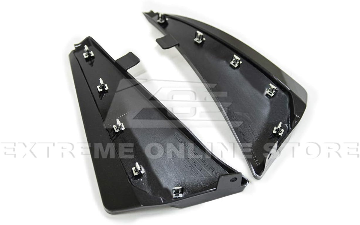 GM Factory XL Extended Style Painted Carbon Flash Metallic Rear Side Splash Guards Mud Flap Pair B33445