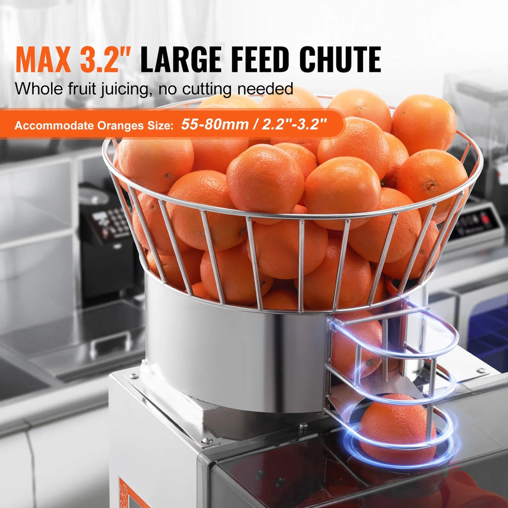 120W Commercial Orange Juicer Machine Automatic Juice Squeezer Extractor A2050