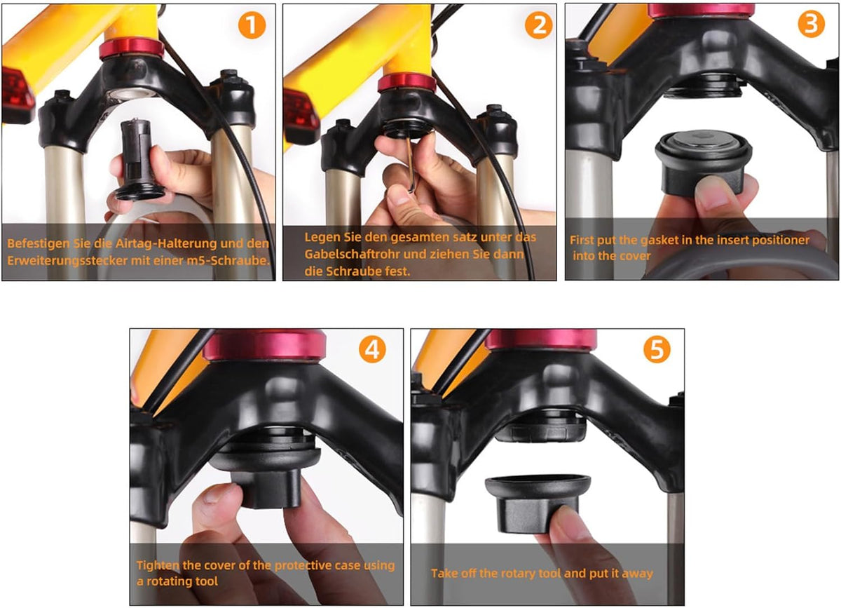 Lightweight Anti-Theft Bicycles Front Fork Down Tube Bracket Mount Holder P64537