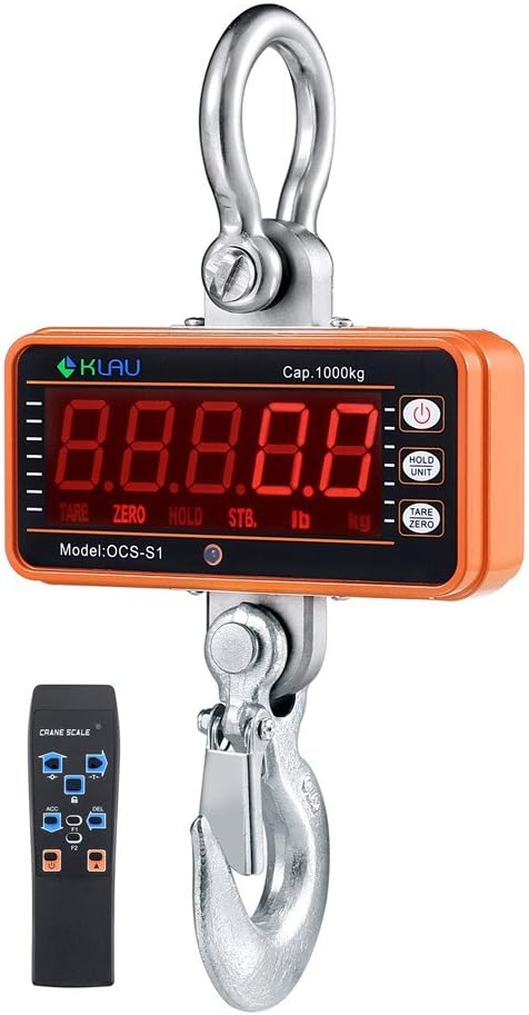 1000 kg 2000 lb Digital Hanging Scale N48050