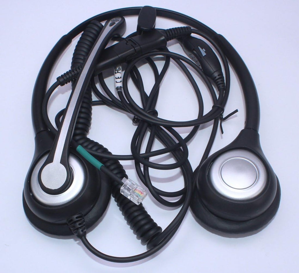 Corded Telephone Headset with Noise Canceling Mic G8243