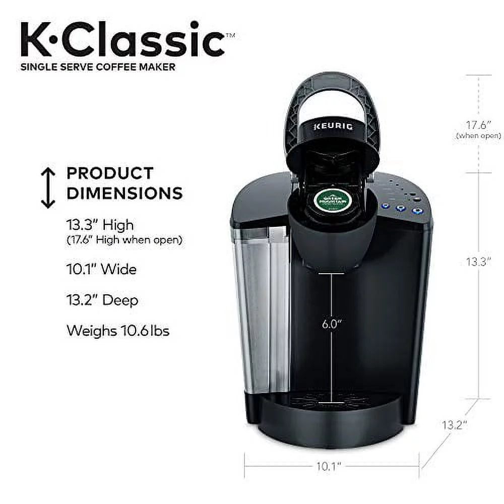Black Single Serve Programmable Coffee Maker I87383