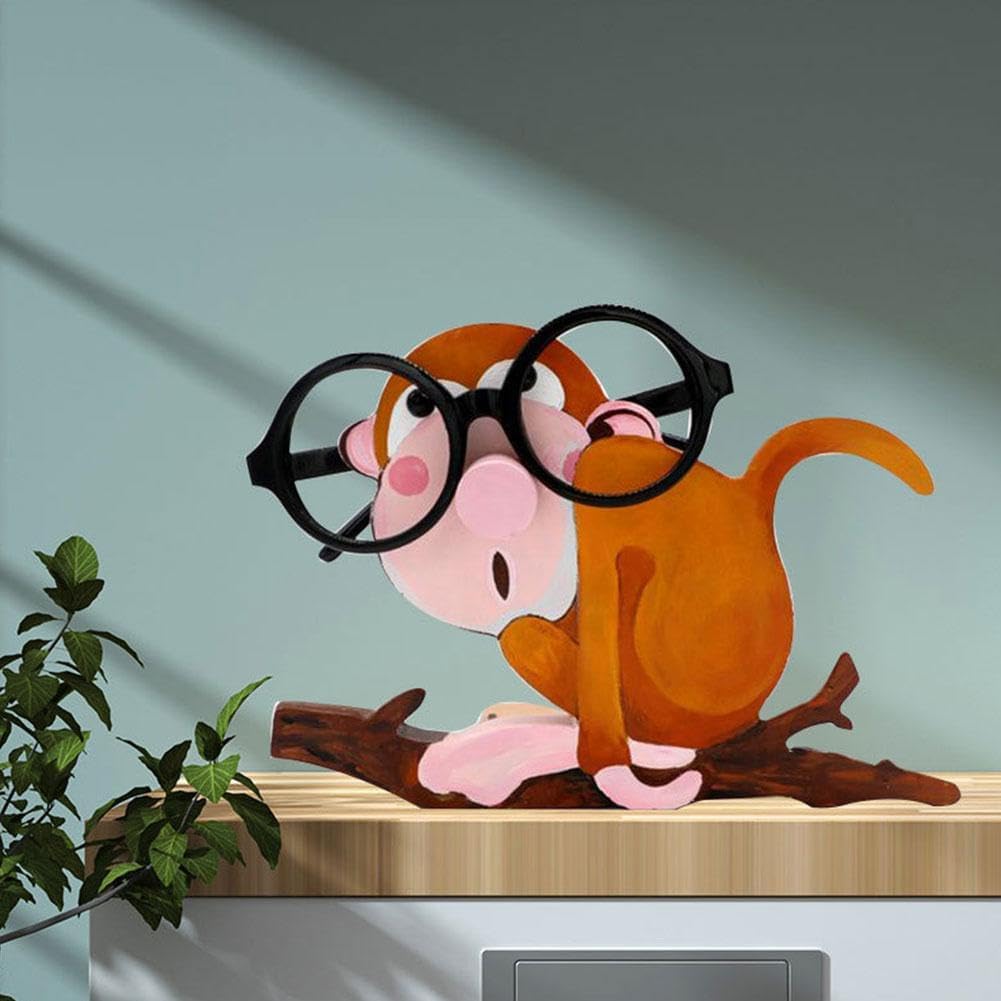 Handmade Wooden Carving Eyeglass Holder F9030
