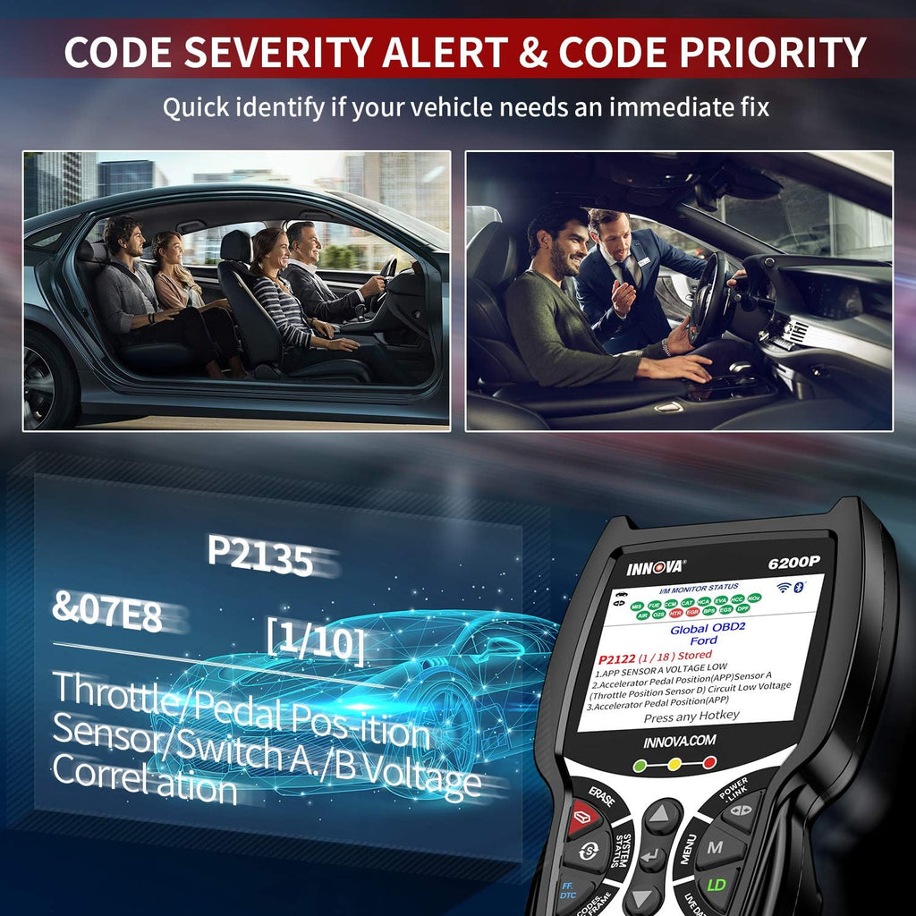 OBD2 Scanner with Battery Registration Oil Light Reset S397812