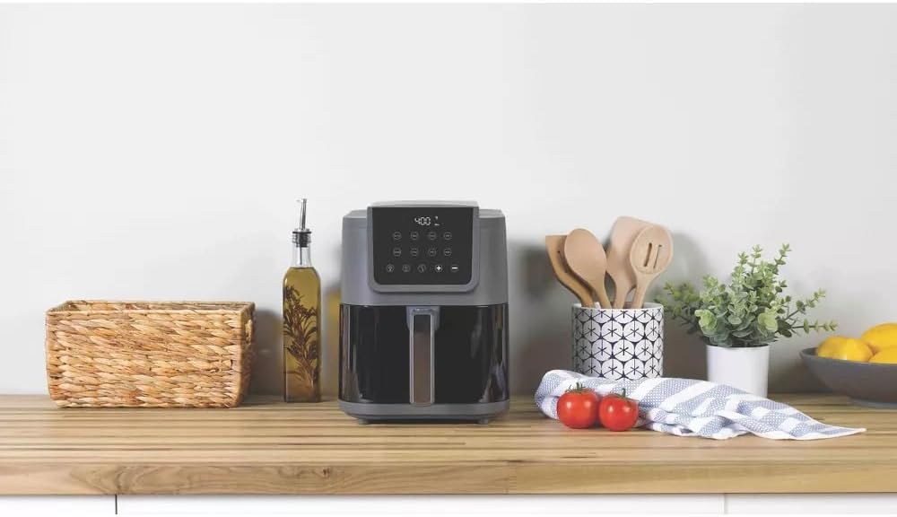 4-in-1 5qt Compact Air Fryer with Digital Touchscreen C6785