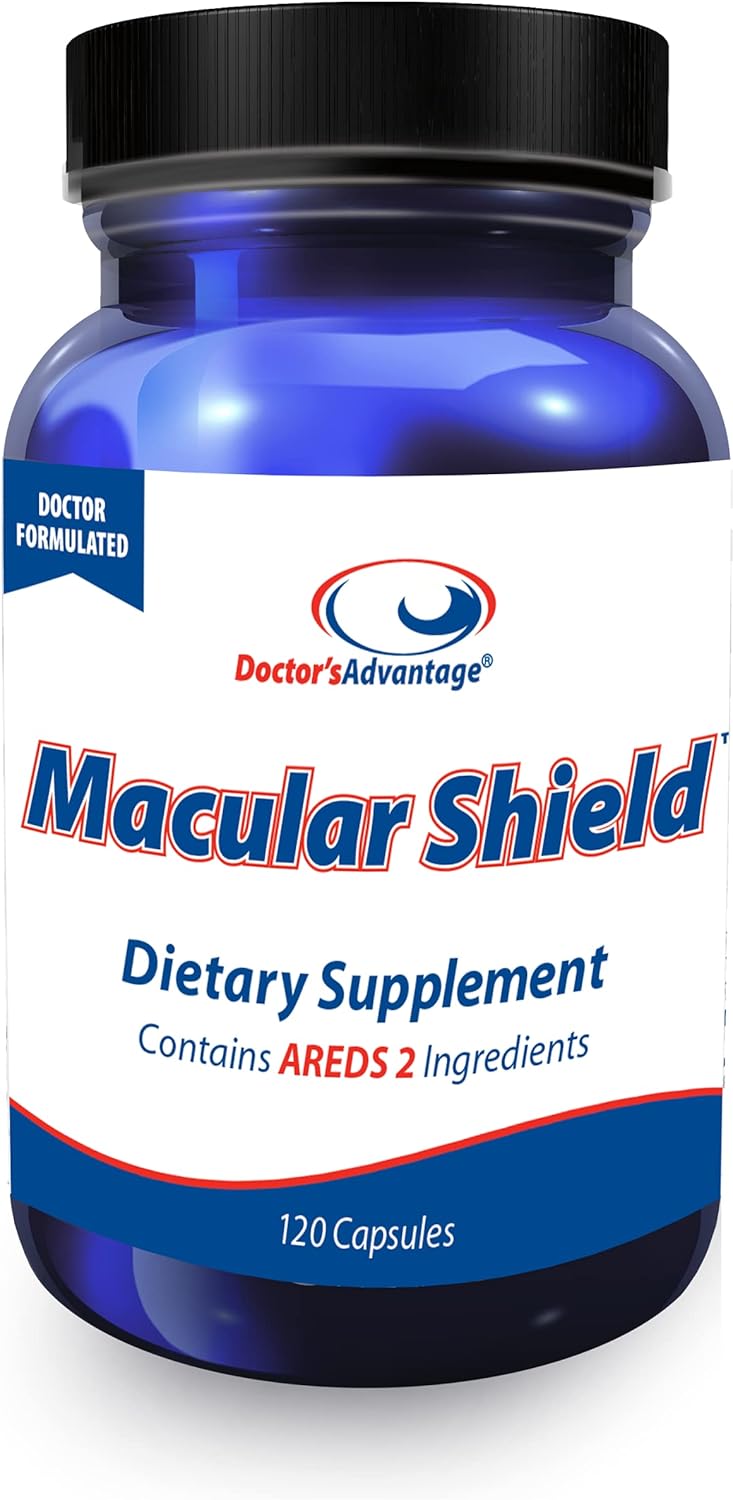AREDS 2 Formula Eye Supplements with Lutein, Zeaxanthin & Essential Vitamins, 120 Capsules U921109