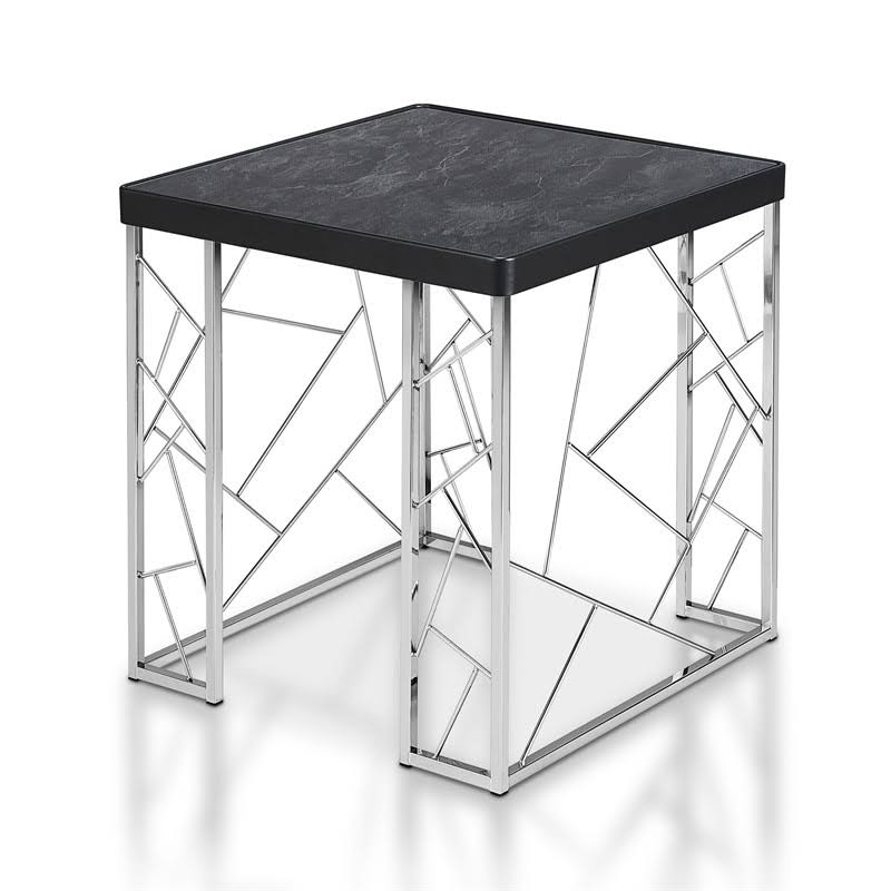 Contemporary Metal End Table P713051